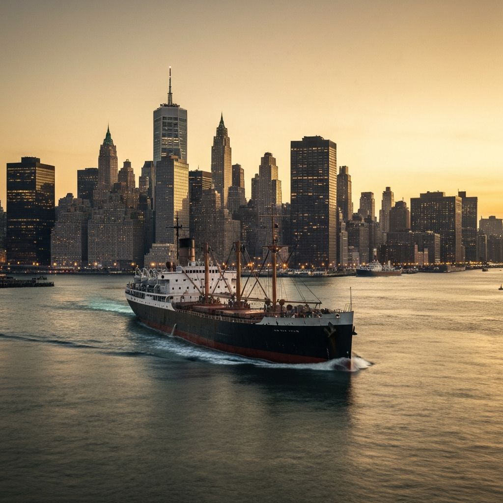 Frierdiker Rebbe's Arrival In the United States